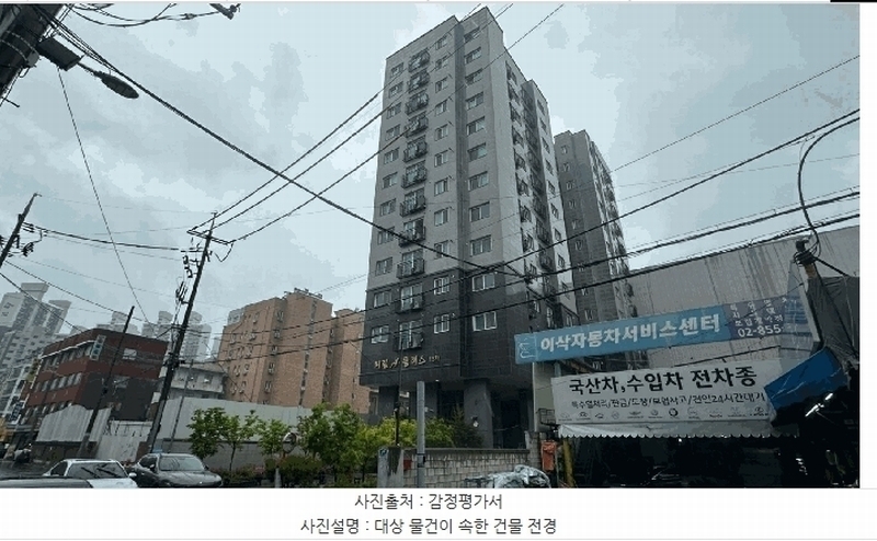 2025타경9856 서울특별시 금천구 두산로5길 26(독산동), 미림에이클래스 제101동 11층 1102호 오피스텔 경매 이미지