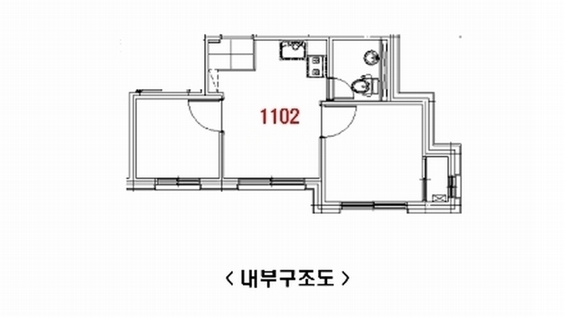 2025타경9856 서울특별시 금천구 두산로5길 26(독산동), 미림에이클래스 제101동 11층 1102호 오피스텔 경매 이미지