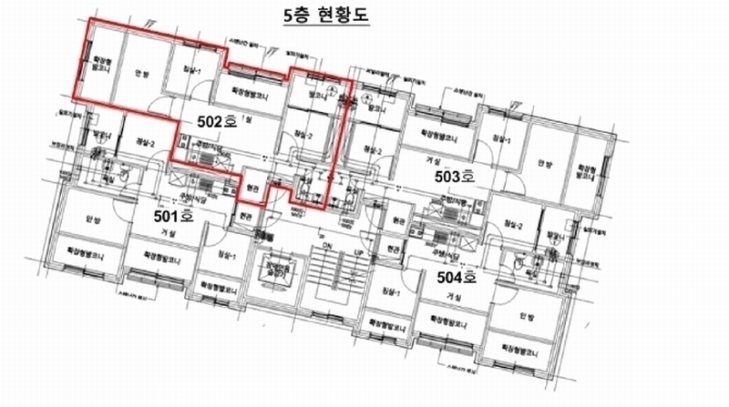 2025타경9894 서울특별시 금천구 금하로23라길 17-7, 웰트리움 2동 5층 502호 다세대(빌라)[공급12평형] 경매 이미지
