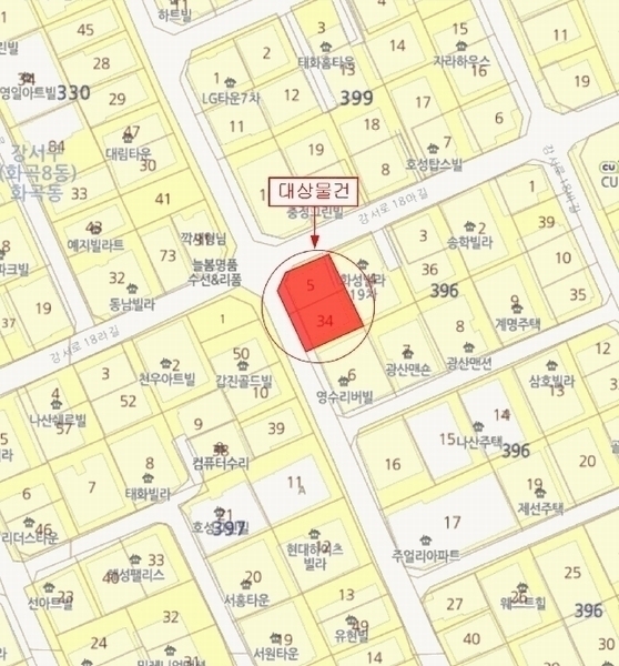 2025타경9902 서울특별시 강서구 강서로18마길 22, 하이원빌리지 4층 401호 다세대(빌라)[공급18평형] 경매 이미지