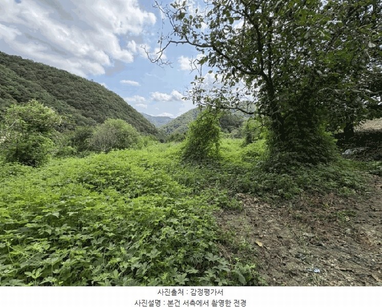 2025타경10196 충청북도 옥천군 청성면 묘금리 334 농지 경매 이미지