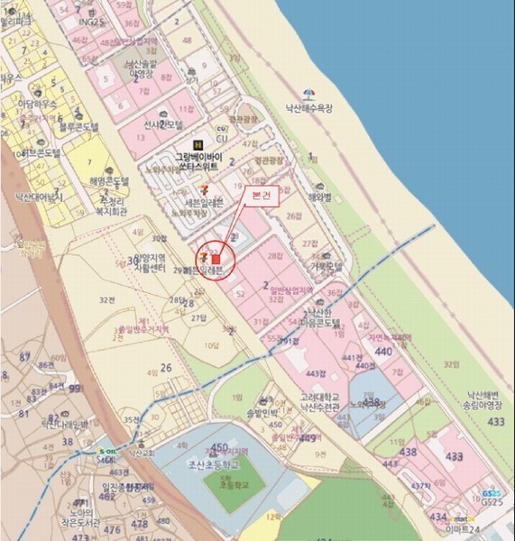 2025타경10287 강원특별자치도 양양군 일출로 47, 르부르낙산 5층 514호 숙박(콘도등) 경매 이미지