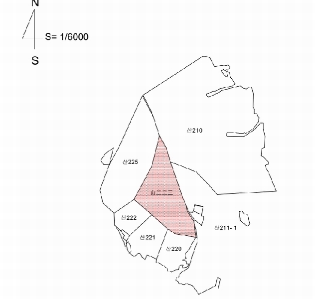 2025타경10419 경상북도 경주시 산내면 감산리 산223 임야 경매 이미지