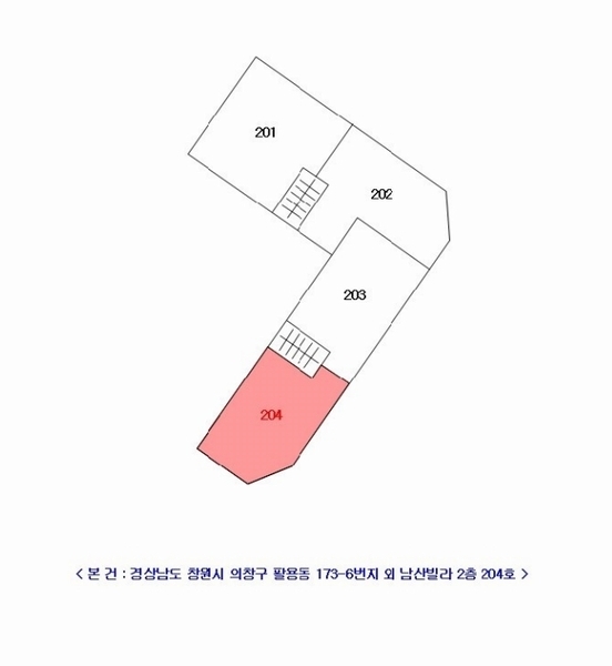 2025타경10474 경상남도 창원시 의창구 남산로27번길 10-19, 남산빌라 2층 204호 아파트 경매 이미지