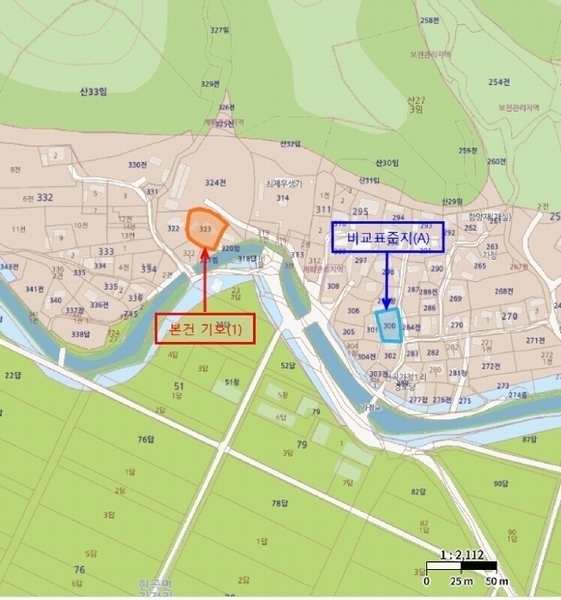 2025타경10490 경상북도 경주시 현곡면 가정리 323 대지 경매 이미지