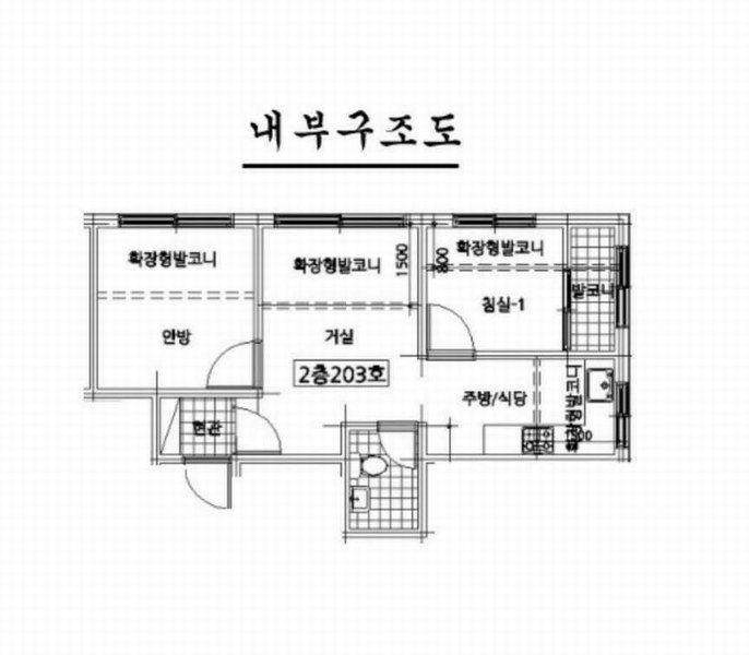 2025타경10721 서울특별시 강서구 까치산로18라길 10-3, 도시형생활주택 2층 203호 다세대(빌라)[공급9평형] 경매 이미지