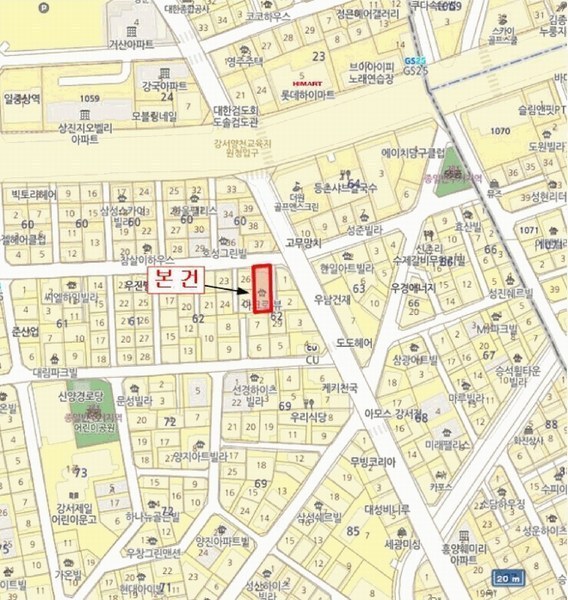 2025타경10747 서울특별시 양천구 남부순환로31길 56, 아크로뷰 5층 504호 다세대(빌라)[공급10평형] 경매 이미지
