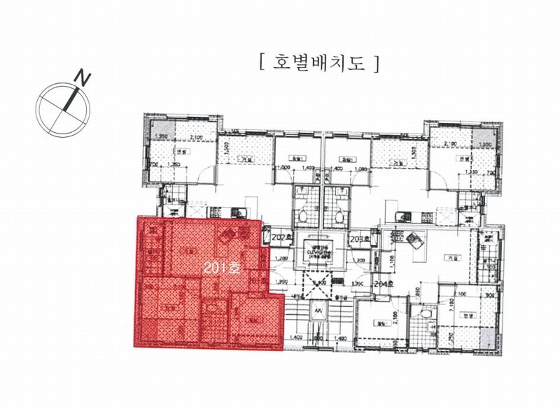 2025타경10843 서울특별시 양천구 월정로36길 5-6, 마루하우스 2층 201호 다세대(빌라)[공급10평형] 경매 이미지