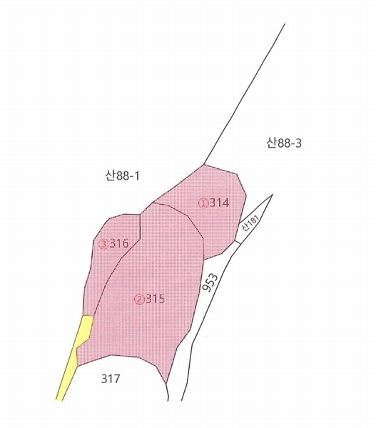 2025타경10881 경상북도 김천시 감천면 금송리 314 과수원 경매 이미지
