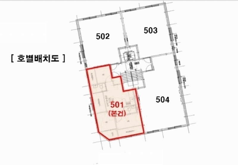 2025타경10954 서울특별시 양천구 목동중앙본로7가길 30, 고센아트빌 5층 501호 다세대(빌라)[공급17평형] 경매 이미지