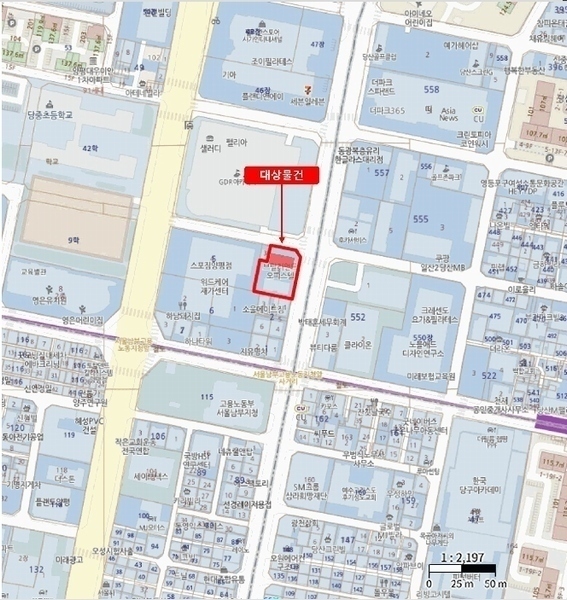 2025타경11133 서울특별시 영등포구 선유동1로 35, 양평브릴리언트 비동 2층 203호 오피스텔[계약11평형] 경매 이미지