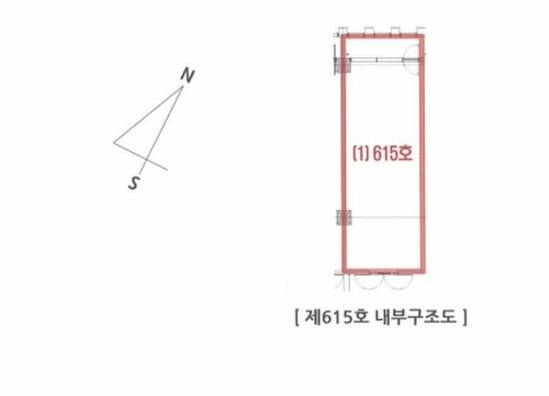 2024타경6202 서울특별시 금천구 디지털로10길 78, 가산테라타워 6층 615호 아파트형공장 경매 이미지