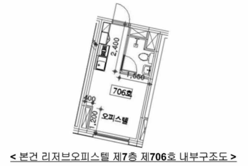 2024타경145251 서울특별시 영등포구 영등포로33길 7, 리저브오피스텔 7층 706호 오피스텔 경매 이미지