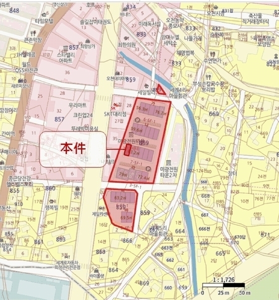 2025타경443 경상북도 포항시 남구 세계길 22, 미광전원타운1차 다동 3층 307호 아파트[공급19평형] 경매 이미지
