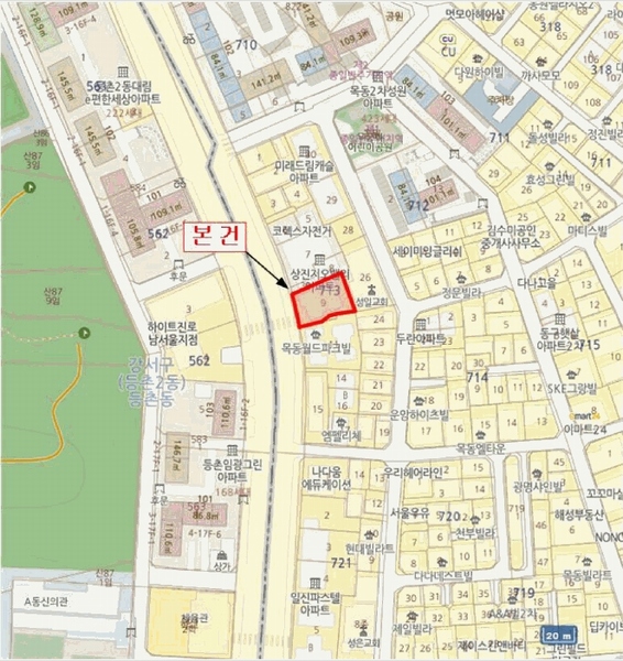 2025타경10123 서울특별시 양천구 등촌로 122, 에이앤캐슬 8층 802호 다세대(빌라)[공급11평형] 경매 이미지