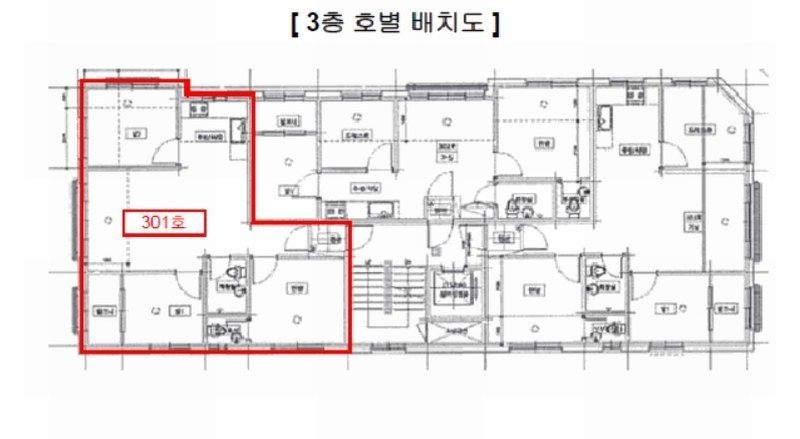2025타경10785 서울특별시 강서구 화곡로13길 66-17서울특별시 강서구 화곡로13○○○○, 와이엔비 3층 301호와이엔비○○ 다세대(빌라)[공급17평형] 경매 이미지
