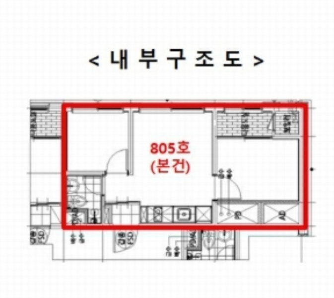 2024타경5506 서울특별시 금천구 독산로 329, 어반팰리스 8층 805호 오피스텔 경매 이미지