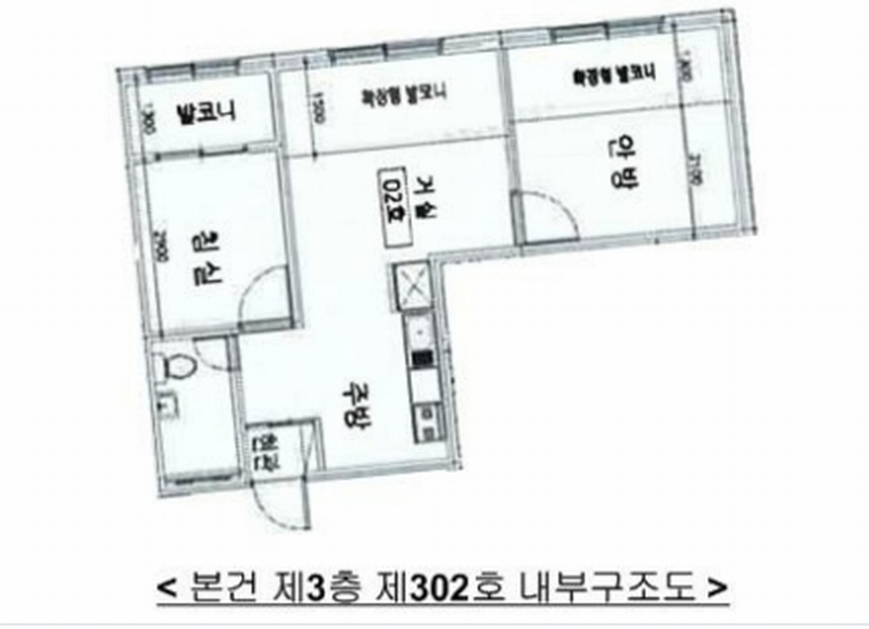 2024타경142634 서울특별시 구로구 부일로1길 8, 아델리안 가동 3층 302호 다세대(빌라)[공급15평형] 경매 이미지