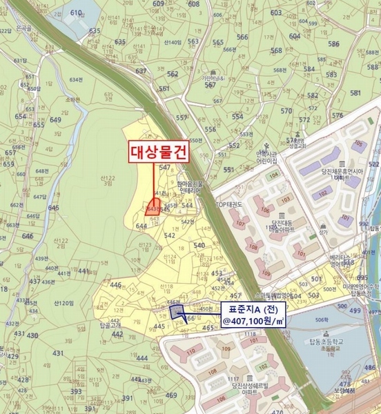 2025타경518 충청남도 당진시 채운동 643 농지 경매 이미지