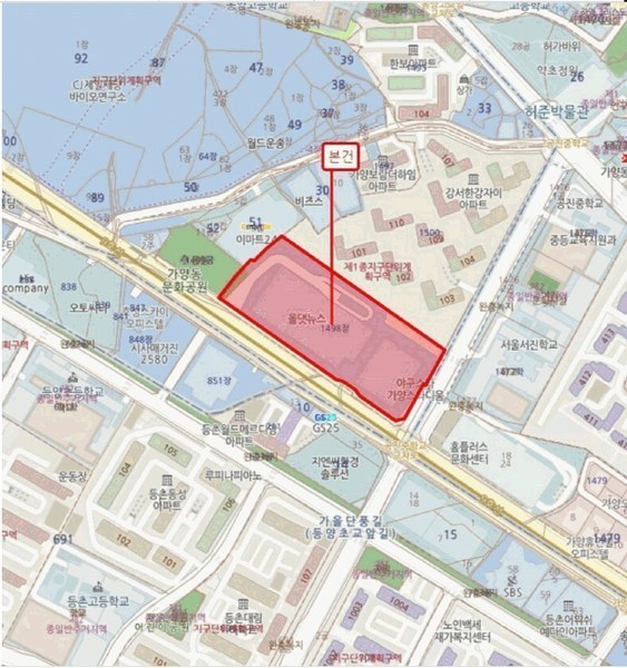 2025타경8834 서울특별시 강서구 양천로 401, 강서한강자이타워 제6층 제비613호 아파트형공장 경매 이미지