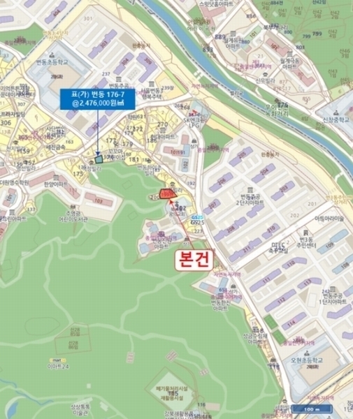 2023타경3124 서울특별시 강북구 번동 199 농지 경매 이미지