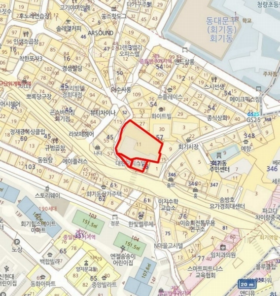 2023타경5663 서울특별시 동대문구 회기로 163, 구분건물 8층 809호 오피스텔[계약8평형] 경매 이미지