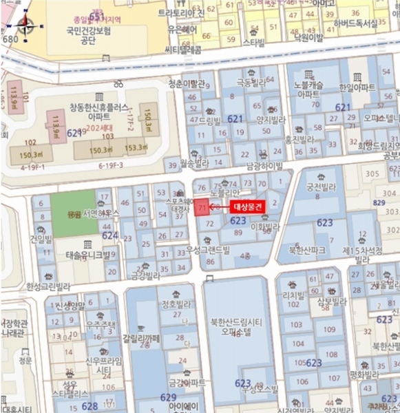 2023타경118576 서울특별시 도봉구 도봉로110라길 15-2, 구분건물 3층 302호 다세대(빌라)[공급6평형] 경매 이미지