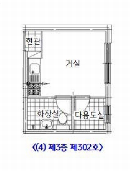 2023타경118576 서울특별시 도봉구 도봉로110라길 15-2, 구분건물 3층 302호 다세대(빌라)[공급6평형] 경매 이미지