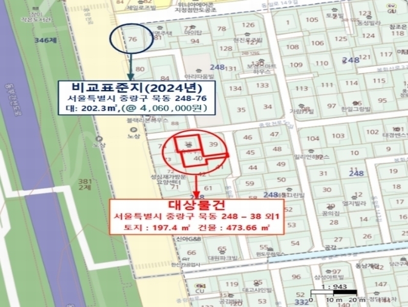 2024타경5141 서울특별시 중랑구 묵동 248-38 다가구(원룸등) 경매 이미지