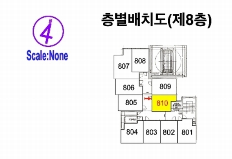 2024타경107986 서울특별시 중랑구 망우로 275, 로젠하임 8층 810호 다세대(빌라)[공급5평형] 경매 이미지