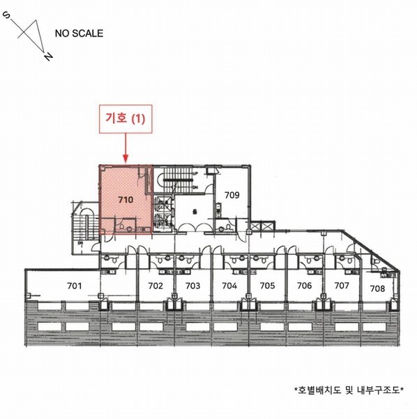 2024타경120378 서울특별시 도봉구 해등로16길 26, 타임프라자 7층 710호 오피스텔[계약19평형] 경매 이미지