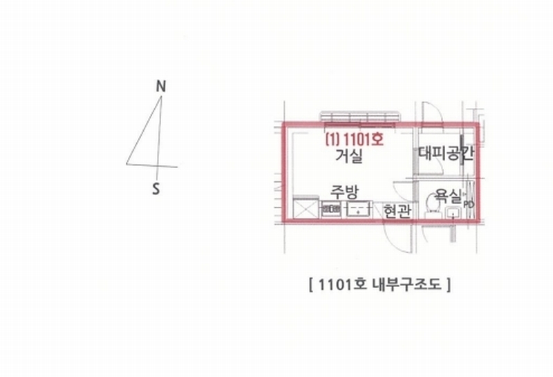 2024타경121258 서울특별시 동대문구 왕산로22길 16, 가우디캐슬 11층 1101호 아파트[공급4평형] 경매 이미지