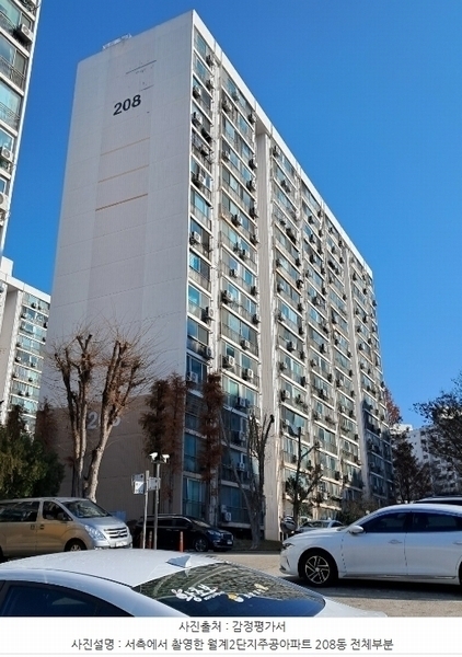 2024타경121579 서울특별시 노원구 초안산로1길 18, 월계2단지주공아파트 208동 6층 608호 아파트[공급17평형] 경매 이미지