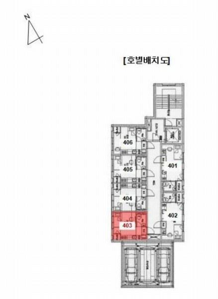 2025타경12282 서울특별시 동대문구 왕산로 288, 에스앤제이프리미안 4층 403호 오피스텔[계약9평형] 경매 이미지