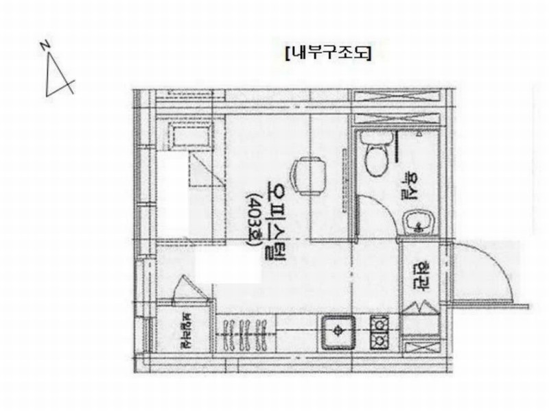 2025타경12282 서울특별시 동대문구 왕산로 288, 에스앤제이프리미안 4층 403호 오피스텔[계약9평형] 경매 이미지