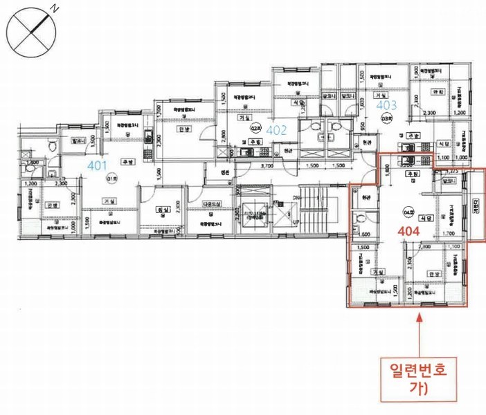 2025타경12567 서울특별시 강북구 인수봉로61길 22-11, 예움하우스 4층 404호 다세대(빌라)[공급12평형] 경매 이미지