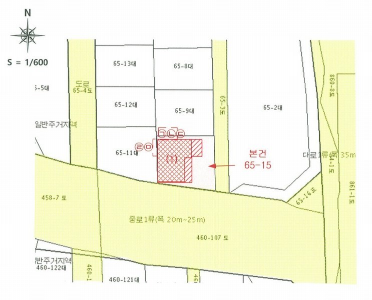 2025타경12742 서울특별시 강북구 미아동 65-15 근린시설 경매 이미지