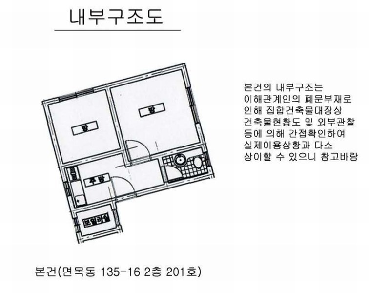 2025타경12976 서울특별시 중랑구 봉우재로20가길 22, 정원빌라 2층 201호 다세대(빌라)[공급11평형] 경매 이미지