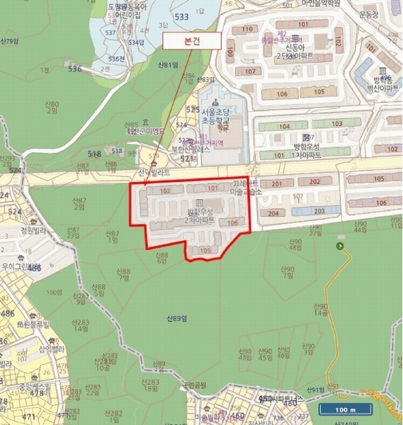 2025타경13085 서울특별시 도봉구 해등로 307, 우성2차아파트 102동 3층 308호 아파트[공급31평형] 경매 이미지