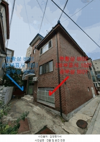 2025타경13156 서울특별시 강북구 삼양로155길 9-6, 홍성빌라 지하층 비02호 다세대(빌라)[공급14평형] 경매 이미지