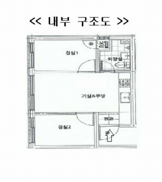 2025타경13309 서울특별시 중랑구 동일로151길 66-1, 구분건물 에이동 2층 202호 다세대(빌라) 경매 이미지