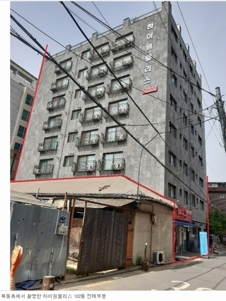 2023타경104652 서울특별시 중랑구 겸재로40길 14-7, 하이원팰리스 102동 2층 204호 오피스텔[계약19평형] 경매 이미지