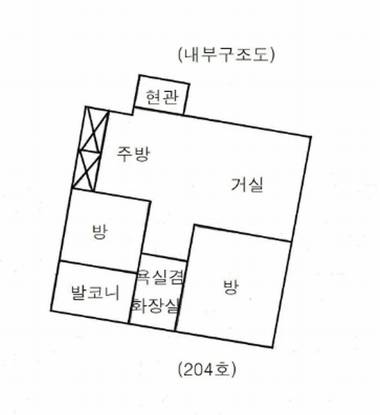 2023타경104652 서울특별시 중랑구 겸재로40길 14-7, 하이원팰리스 102동 2층 204호 오피스텔[계약19평형] 경매 이미지