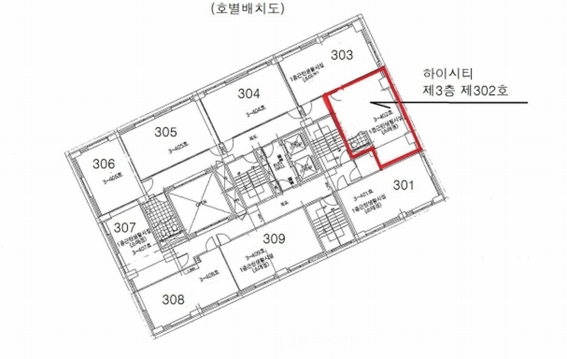 2024타경108408 서울특별시 강북구 도봉로71가길 16, 하이시티 3층 302호 근린상가 경매 이미지