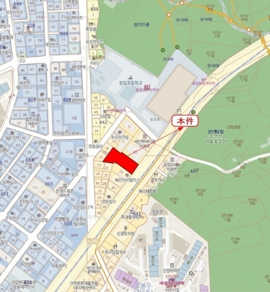 2024타경119101 서울특별시 도봉구 덕릉로 281, 창동한원힐트리움 비동 4층 402호 다세대(빌라)[공급20평형] 경매 이미지