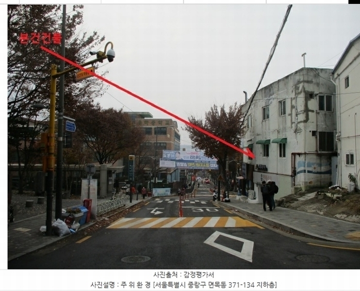 2024타경121043 서울특별시 중랑구 면목로28길 27, 동서울연립 지하층 근린상가 경매 이미지