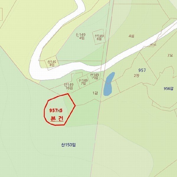 2025타경1405 울산광역시 북구 천곡동 957-5 농지 경매 이미지