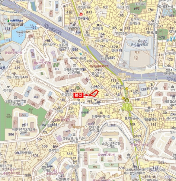2025타경2309 서울특별시 성북구 정릉로26길 44-9서울특별시 성북구 정릉로26○○○○, 정안타워빌 7층 703호정안타워○○ 다세대(빌라)[공급22평형] 경매 이미지