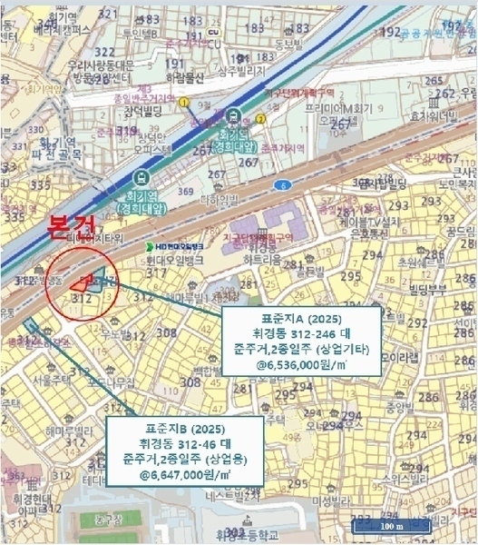 2025타경2606 서울특별시 동대문구 휘경동 312-247 근린주택 경매 이미지