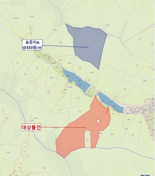 2025타경10171 경상북도 영양군 청기면 저리 산77 임야 경매 이미지